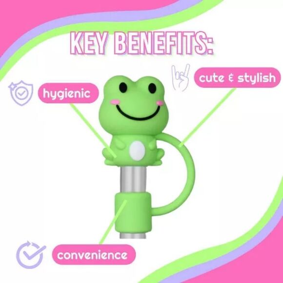 CharCharms 3 Separate 4pk Straw Topper Set - Picture 7 of 9